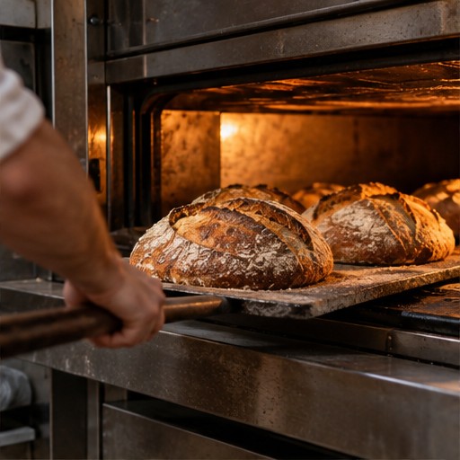 Hogazas saliendo del horno